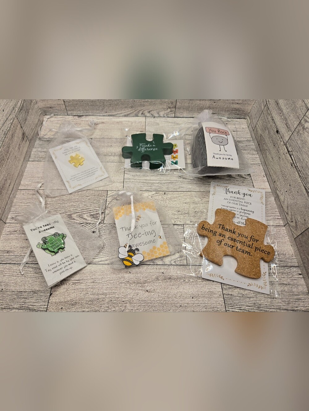 Lot Of (6) Trinkets Employee Or Team Motivation